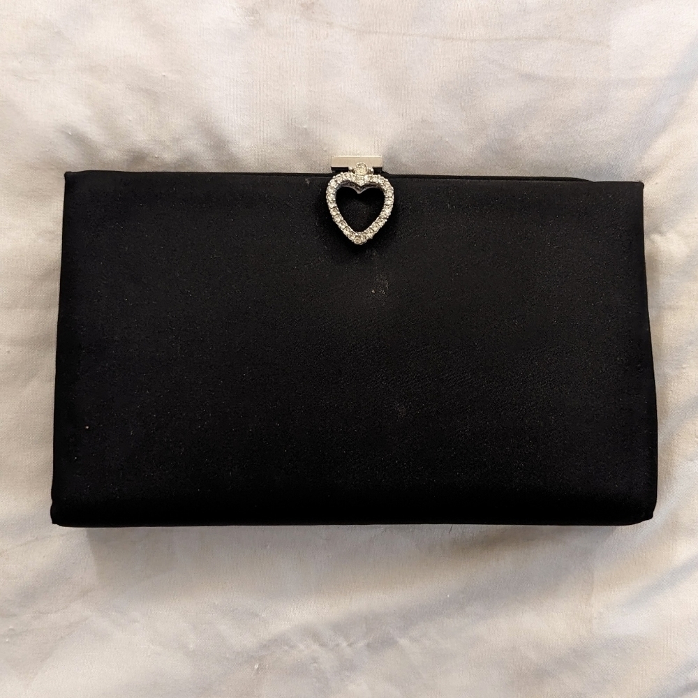 Vintage Black Handbag Cocktail Evening Dress Purse